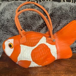 Rubber Japanese Goldfish Fish Purse